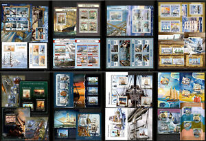 Tall Ships / Sailing ships Collection 71 sheets MNH Michel CV 824€ #CNA101