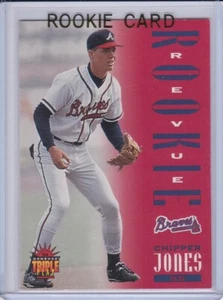 CHIPPER JONES ROOKIE CARD Atlanta Braves Baseball Donruss Triple Play RC - Picture 1 of 2