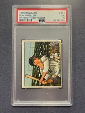 1950 Bowman without copyright #221 Don Mueller (RC) *279