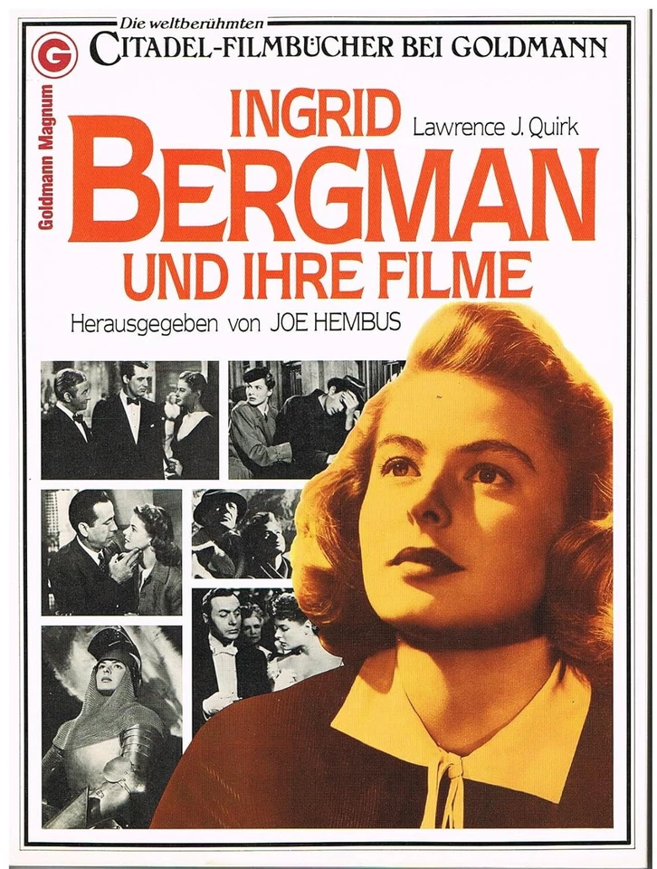 Ingrid Bergman and Their Filme. Lawrence J. Quirk - Book - Condition Well - Image 1 of 1