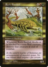 MTG Rare Rock Basilisk x 1 NM - Mirage