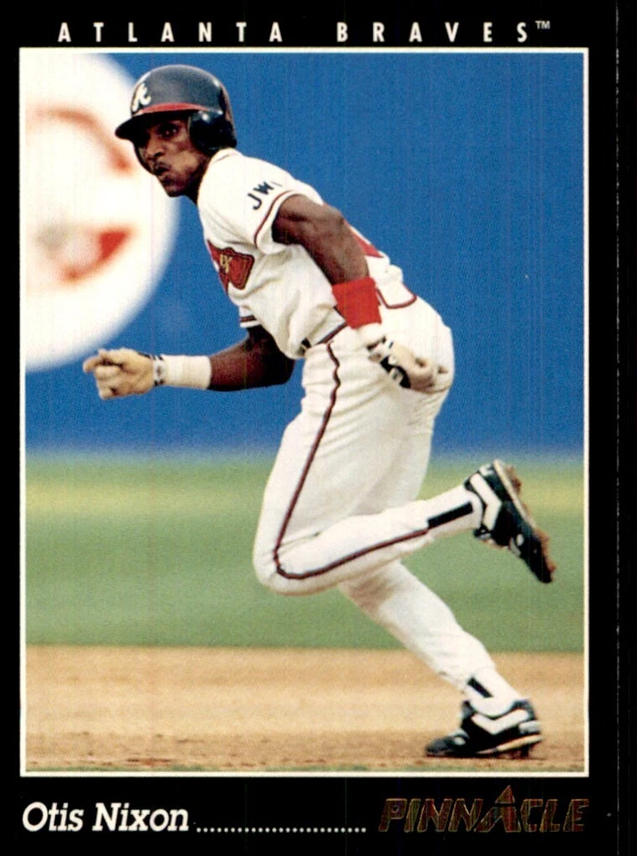 1993 Pinnacle Otis Nixon Atlanta Braves #35 - Image 1 of 2