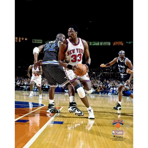 New York Knicks Patrick Ewing License 8x10 Photo Poster Picture Shaq O'Neal Cover