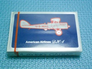 Vintage American Airlines DH-4 U.S. Mail Deck of Playing Cards, SEALED NEW - Picture 1 of 2