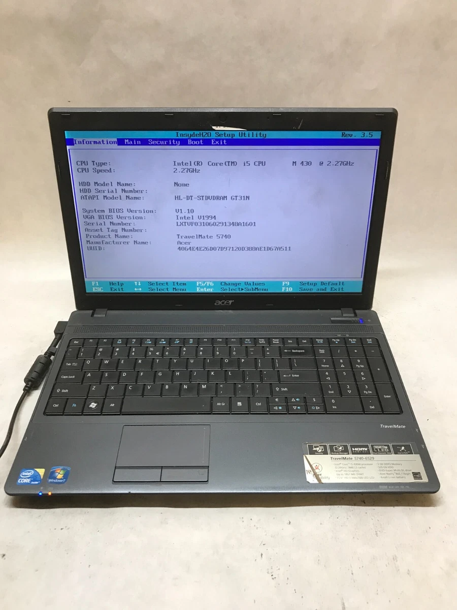 Acer Intel Core i5 1st Gen. PC Laptops & Netbooks for sale | eBay
