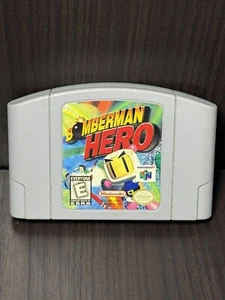 Bomberman Hero (Nintendo 64, 1998) N64 Auténtico/Probado/Funcionando - Imagen 1 de 2