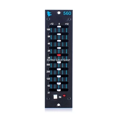 API 560 Discrete 500 Series 10-Band Graphic EQ Module - Image 1 of 4