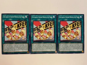 3x The League of Uniform Nomenclature Strikes 1a edizione comune INFO-EN086 - Foto 1 di 2