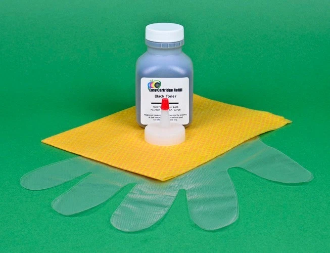 Okidata C5100 C5150 C5200 C5300 C5400 42127404 Black Toner Refill Kit. 150gr. - Image 1 of 1