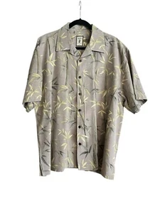 Camisa Jamaica Jaxx XXL Para Hombres Estampado Hawaiano Seda Manga Corta Abotonada - Imagen 1 de 7