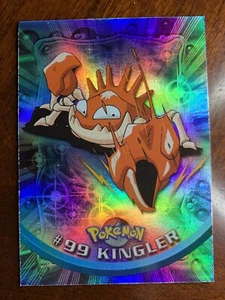 2000 Topps Pokemon TV #99 Kingler Rainbow Foil B - Picture 1 of 2