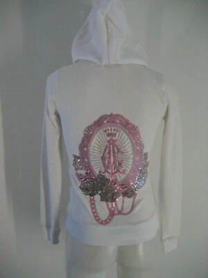 Christian Audigier Terry Bling Hoodie Size XS Foto 1 de 3