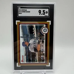 ICHIRO SUZUKI 2010 Bowman #172 Gold - MLB SEATTLE MARINERS - HOF SGC 9.5 - Picture 1 of 2