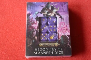 Games Workshop Warhammer Hedonites of Slaanesh Dice BNIB New Age of Sigmar Chaos - Picture 1 of 2