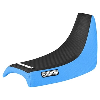 Cubierta de asiento con pinza de tracción alta Yamaha PW 50 AZUL CLARO/NEGRO estándar #91 Foto 1 de 4