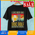 I Like Beer And Disc Golf Funny Disc 2D T-SHIRT All Over Print Father Day Gift