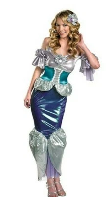 Ariel Womens Large 12-14 Costume The Little Mermaid Disney Adult Sexy Princess  - Image 1 of 3
