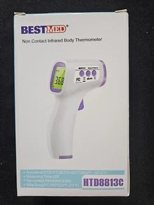 HTD8813C Digital LCD Infrared Forehead Thermometer Non-touch Temperature Measure - Picture 1 of 3