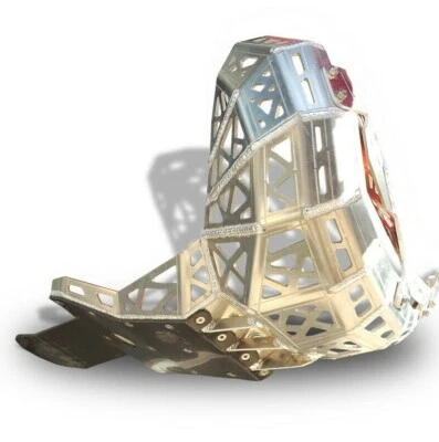 BASH PLATE WITH PIPE GUARD FOR BETA 250/300 RR-RACING | 2020-2025  + LINK GUARD - Image 1 of 4