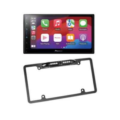 Pioneer DMH-W3000NEX 6.8" Double-DIN Touchscreen Receiver + License Plate Camera - Image 1 of 4