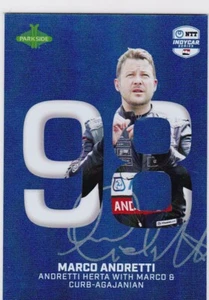 2025 Parkside IndyCar Collection MARCO ANDRETTI Parkside SSP Numerics #84/98 - Picture 1 of 2