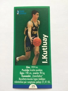 Euroleague 98/99 season basketball stickers ( Ednay, Nesterovic, Kutluay) - Picture 1 of 23
