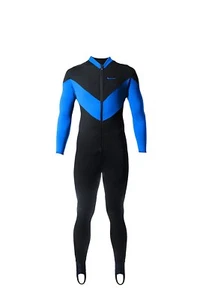 Aeroskin California Ganzkörperanzug Wirbelsäule/Niere (schwarz/blau, Small), Unisex - Bild 1 von 1