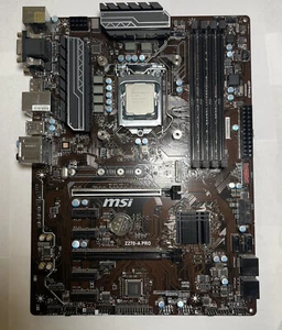 Intel Core i5-7500 SR335 3.40 Socket 1151 Quad Core W/Z270 Mobo - Picture 1 of 5