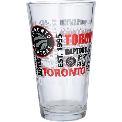 Toronto Raptors 16oz. Team Spirit Pint Glass Cover