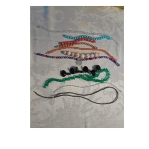 Lote de hebras de cuentas de acrílico #8-11 hebras - Imagen 1 de 4