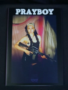 VINTAGE STYLE PRAYBOY ART MAGAZINE (Playboy spoof) naked/angels/demons/nuns RARE - Picture 1 of 13