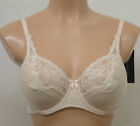 Charnos Superfit 131 Underwired,Half Lace,Full Cup Bra, White, Black Or Natural