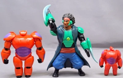 Figuras Disney Big Hero 6 - Wasabi Slashing + 2 Baymac Big Hero Foto 1 de 4