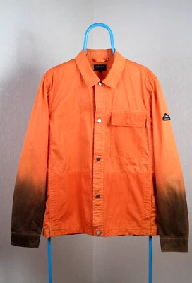 Penfield Men's Strongheart Overshirt Jacket Size Medium Orange 3 Pocket - Image 1 of 4