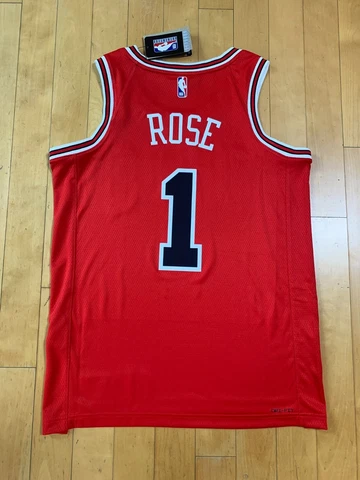NBA Derrick Rose Chicago Bulls Icon 2023 Swingman Jersey Size M 44 [Minor Flaw] Cover