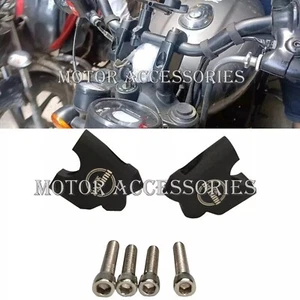 Fit For Royal Enfield Hunter 350 Handlebar Bar Riser Angled Mount Clamp - Picture 1 of 9