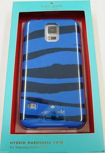 Kate Spade New York Hülle - Samsung Galaxy S5 - Blue Zebra (+Temp Glass) - Bild 1 von 5