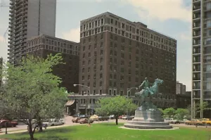 Postal continental del edificio de apartamentos Belmont Chicago Illinois - Imagen 1 de 2