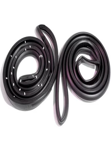1977-1986 Cadillac DeVille & Fleetwood 4 dr front door weatherstrip seals, pair - Bild 1 von 2