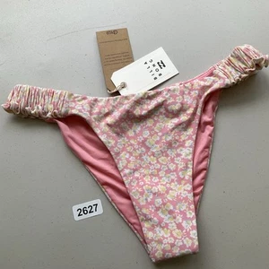 Billabong Swim Bikini Bottom Women’s Large Floral Pink Ditsy Darling Scoop - Picture 1 of 6