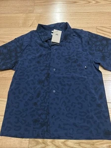 Nike SB Print Bowler Short-Sleeve Button Up Skate Shirt Sz S FN2595 Men’s NWT - Picture 1 of 8