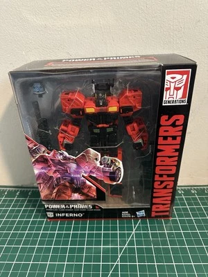 TRANSFORMERS GENERATIONS POWER OF THE PRIMES VOYAGER CLASS AUTOBOT INFERNO NIB - Image 1 of 4