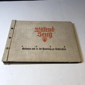 Antique German Photo Album Photographs Family Pictures Vintage Life B&W SKL - Picture 1 of 24