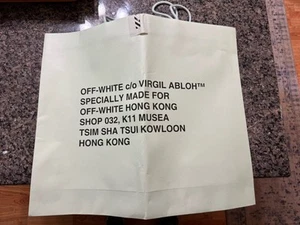 RARE Extra Large Off White Virgil Abloh Shopping Bag - Picture 1 of 3