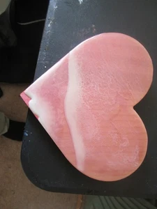 Arte de pared en forma de corazón hecho con resina - Imagen 1 de 3