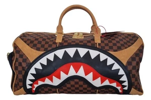 Sprayground Travel Bag 910D7616NSZ Hennyville Duffle Brown - Picture 1 of 7