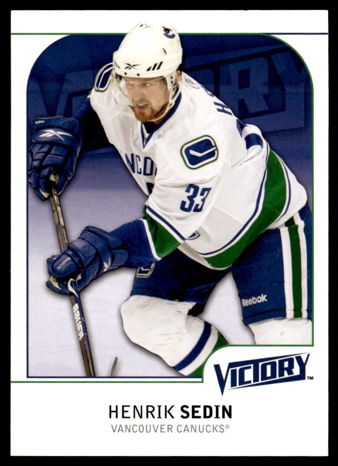 2009 Upper Deck Victory #188 Henrik Sedin - Vancouver Canucks - HOF - Image 1 of 2