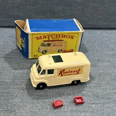 Matchbox #62B TV Service Van 1963 missing parts - Image 1 of 4
