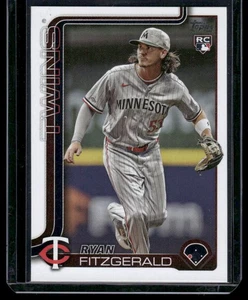 TOPPS SERIE ACTUALIZADA RYAN FITZGERALD TARJETA DE NOVATO GEMELOS - Imagen 1 de 2