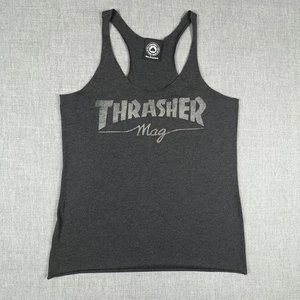 Thrasher Mag Shirt Womens Medium Racerback Tank Top Skateboarding San Francisco - Picture 1 of 8